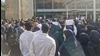 تجمع اعتراضی بزرگ پرستاران بیمارستان «امام رضا» در مشهد