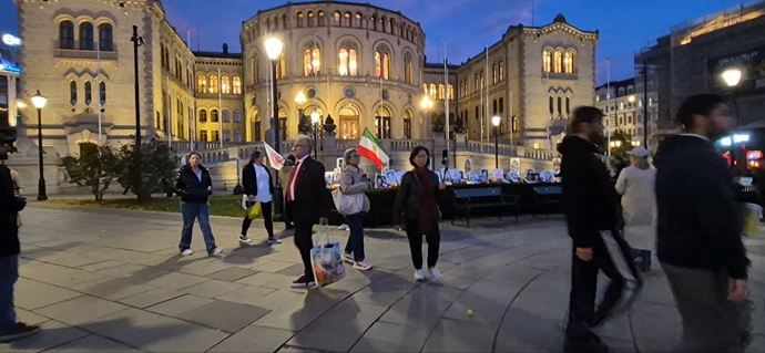 اسلو - آکسیون ایرانیان آزاده همزمان با روز جهانی علیه مجازات اعدام - ۱۹مهر