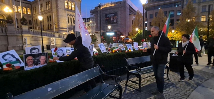 اسلو - آکسیون ایرانیان آزاده همزمان با روز جهانی علیه مجازات اعدام - ۱۹مهر