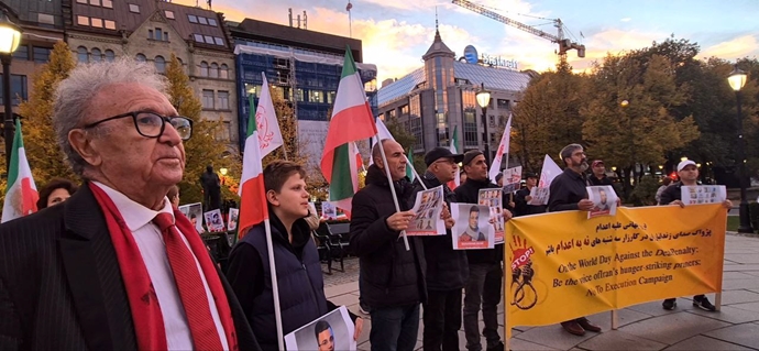 اسلو - آکسیون ایرانیان آزاده همزمان با روز جهانی علیه مجازات اعدام - ۱۹مهر