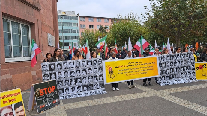 مونیخ - آکسیون ایرانیان آزاده همزمان با روز جهانی علیه مجازات اعدام - ۱۹مهر