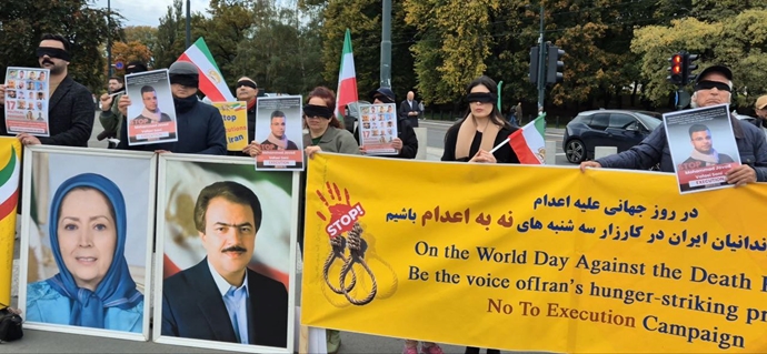 اسلو - آکسیون ایرانیان آزاده همزمان با روز جهانی علیه اعدام دومین روز - ۱۹مهر