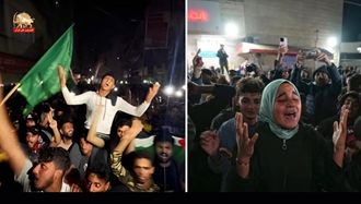جشن و شادمانی در غزه