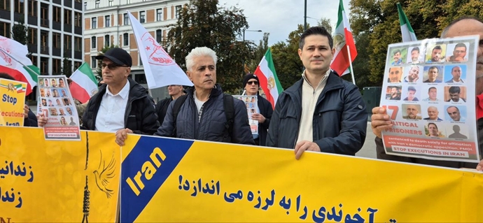اسلو - آکسیون ایرانیان آزاده همزمان با روز جهانی علیه اعدام دومین روز - ۱۹مهر