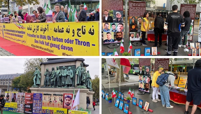 هایدلبرگ، ملبورن، کلن و فرانکفورت - آکسیون ایرانیان آزاده همزمان با روز جهانی علیه مجازات اعدام
