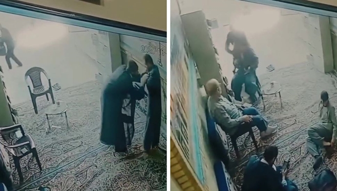 حمله با سلاح سرد به آخوند حکومتی در تهران