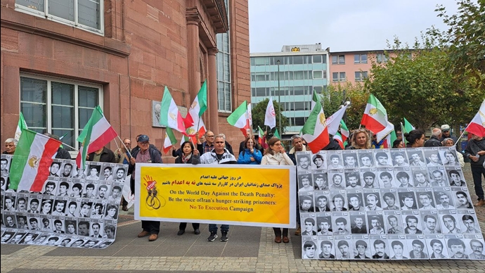 مونیخ - آکسیون ایرانیان آزاده همزمان با روز جهانی علیه مجازات اعدام - ۱۹مهر
