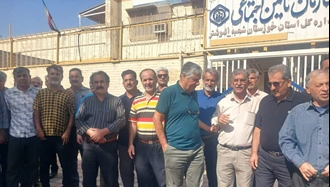  شوشتر - تجمع اعتراضی بازنشستگان تأمین اجتماعی - یکشنبه ۲۰مهر ۱۴۰۴