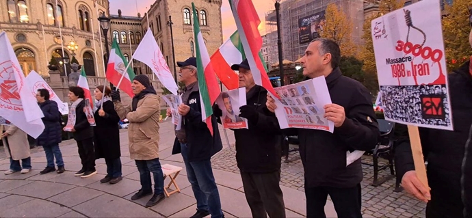 اسلو - آکسیون ایرانیان آزاده همزمان با روز جهانی علیه مجازات اعدام - ۱۹مهر