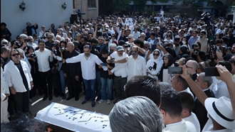 مراسم تشییع پیکر ناصر تقوایی، کارگردان برجسته سینمای ایران