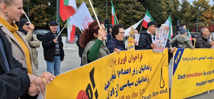 اسلو - آکسیون ایرانیان آزاده همزمان با روز جهانی علیه اعدام دومین روز - ۱۹مهر