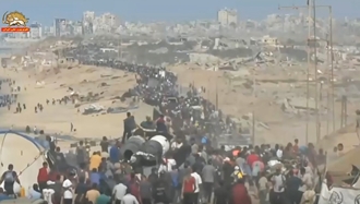 بازگشت نزدیک به ۲۰۰هزار نفر از ساکنان غزه به شمال این منطقه