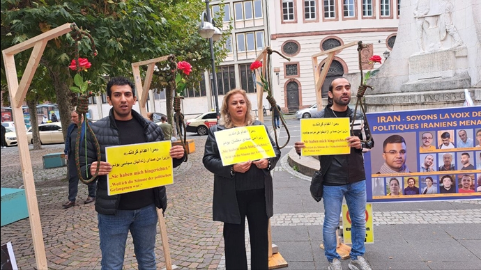 مونیخ - آکسیون ایرانیان آزاده همزمان با روز جهانی علیه مجازات اعدام - ۱۹مهر
