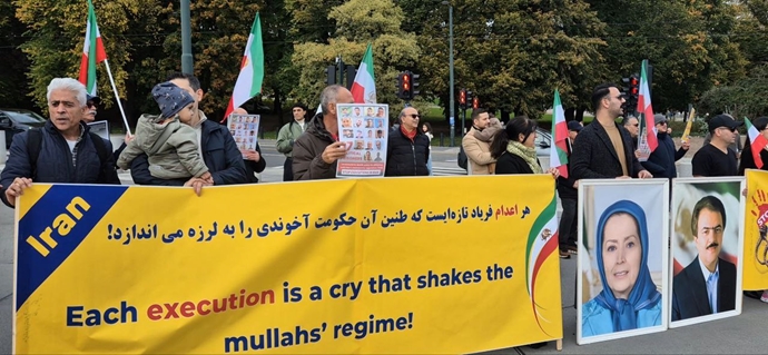 اسلو - آکسیون ایرانیان آزاده همزمان با روز جهانی علیه اعدام دومین روز - ۱۹مهر
