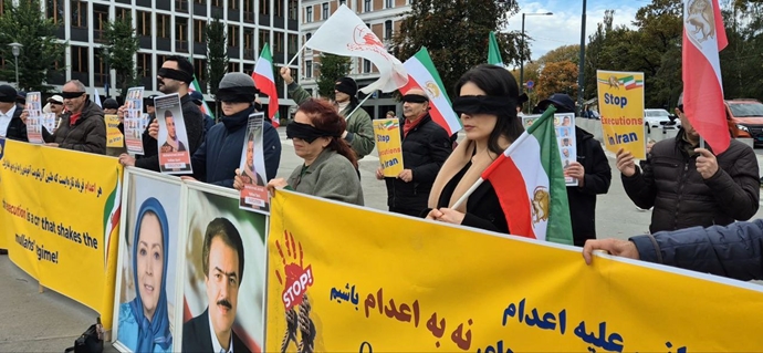 اسلو - آکسیون ایرانیان آزاده همزمان با روز جهانی علیه اعدام دومین روز - ۱۹مهر
