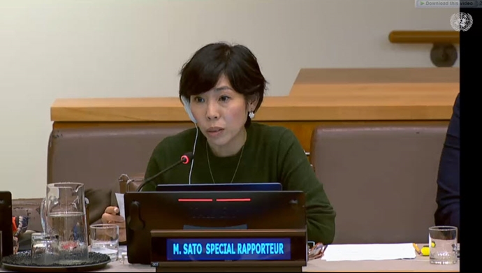 مای ساتو گزارشگر ویژه ملل متحد در امور حقوقبشر در ایران