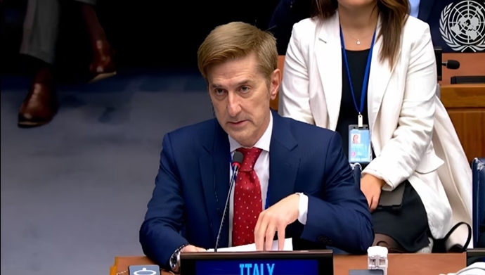 نماینده ایتالیا در هشتادمین اجلاس کمیته اول مجمع عمومی سازمان ملل