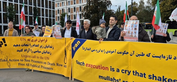 اسلو - آکسیون ایرانیان آزاده همزمان با روز جهانی علیه اعدام دومین روز - ۱۹مهر