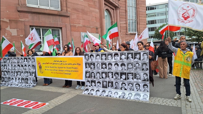 مونیخ - آکسیون ایرانیان آزاده همزمان با روز جهانی علیه مجازات اعدام - ۱۹مهر