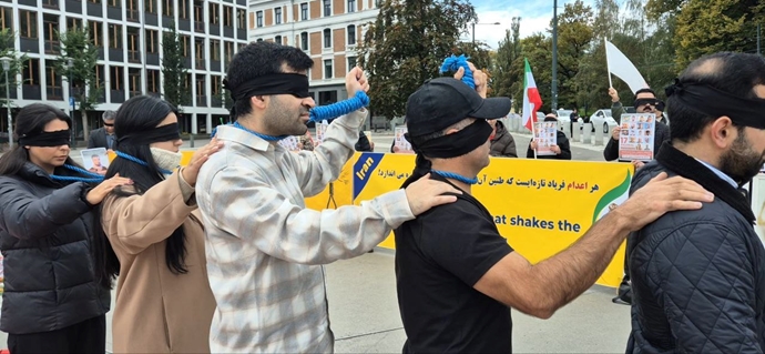 اسلو - آکسیون ایرانیان آزاده همزمان با روز جهانی علیه اعدام دومین روز - ۱۹مهر