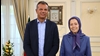 دیدار و گفتگوی مریم رجوی با سناتور مارکو اسکوریا نایبرئیس گروه برادران ایتالیا در سنا