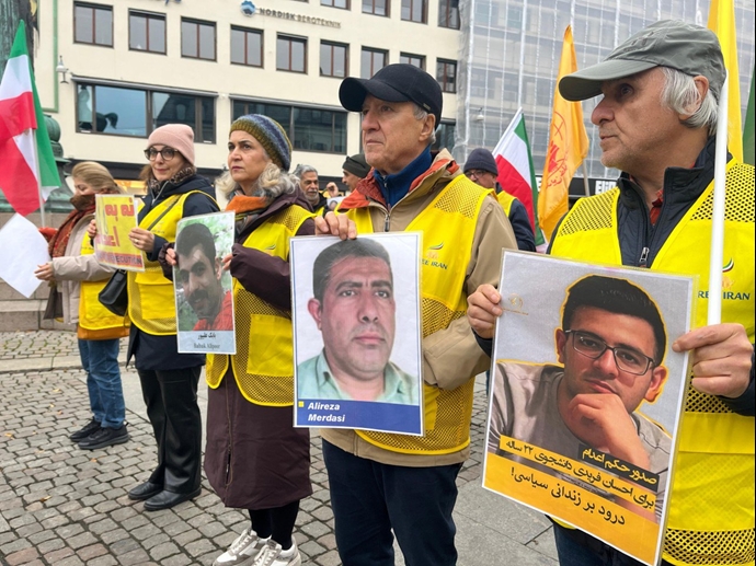 یوتوبوری - آکسیون ایرانیان آزاده در حمایت از قیام آبان ۹۸ - ۱۷ آبان ۱۴۰۴