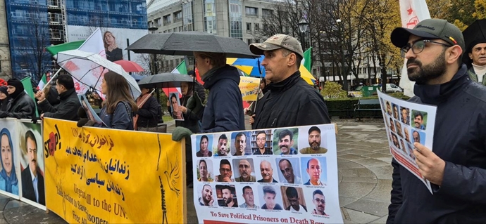 اسلو - آکسیون در همبستگی با قیام سراسری مردم ایران توسط ایرانیان آزاده - ۱۰آبان