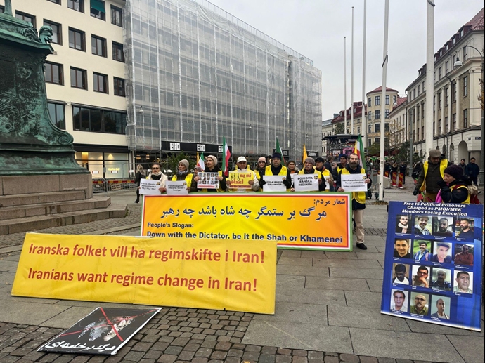 یوتوبوری - آکسیون ایرانیان آزاده در حمایت از قیام آبان ۹۸ - ۱۷ آبان ۱۴۰۴