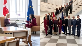 بیانیه مشترک کانادا و اتحادیه اروپا در حمایت از صلح پایدار در غزه و راه‌حل دو کشوری