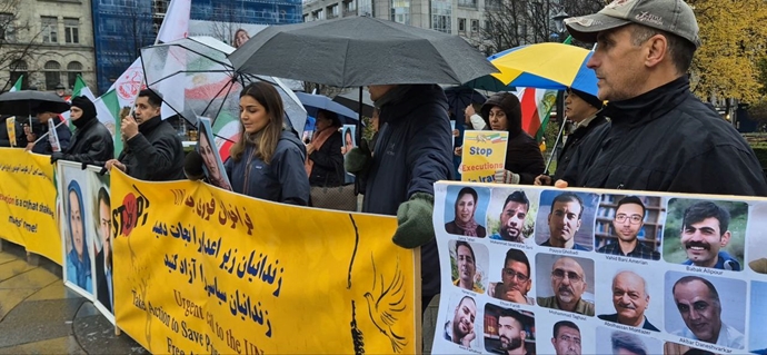 اسلو - آکسیون در همبستگی با قیام سراسری مردم ایران توسط ایرانیان آزاده - ۱۰آبان