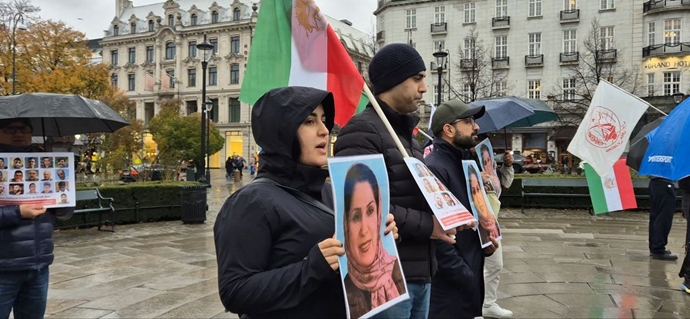 اسلو - آکسیون در همبستگی با قیام سراسری مردم ایران توسط ایرانیان آزاده - ۱۰آبان