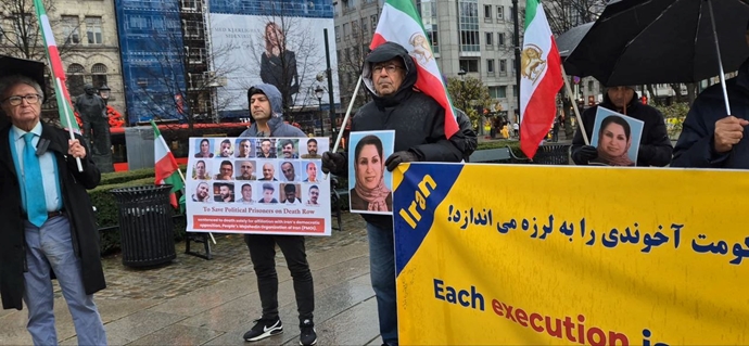 اسلو - آکسیون در همبستگی با قیام سراسری مردم ایران توسط ایرانیان آزاده - ۱۰آبان