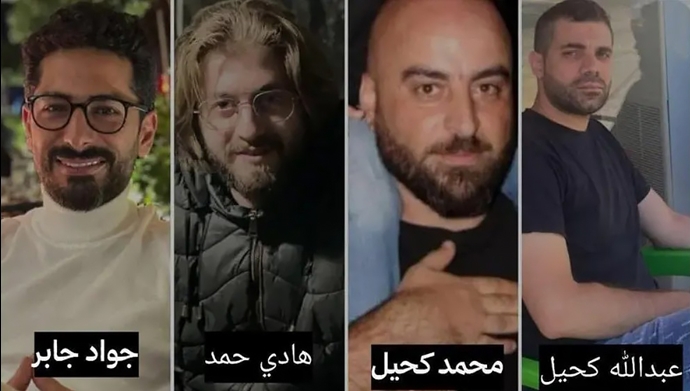 ۴عضو نیروی رضوان حزب‌الله