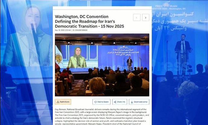 انعکاس آسوشیتدپرس از کنوانسیون ایران آزاد ۲۰۲۵ انعکاس آسوشیتدپرس از کنوانسیون ایران آزاد ۲۰۲۵