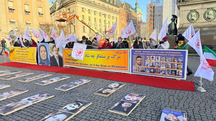 استکهلم - تظاهرات ایرانیان آزاده علیه موج اعدامها در ایران - ۸آذر استکهلم - تظاهرات ایرانیان آزاده علیه موج اعدامها در ایران - ۸آذر