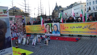 کپنهاگ - آکسیون ایرانیان آزاده در سالگرد قیام آبان ۹۸ در همبستگی با قیام سراسری مردم ایران 