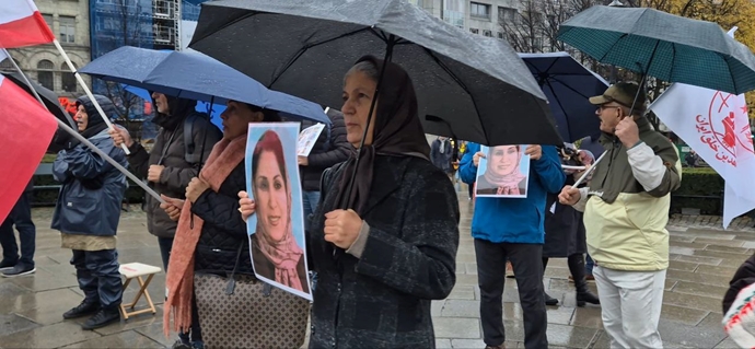 اسلو - آکسیون در همبستگی با قیام سراسری مردم ایران توسط ایرانیان آزاده - ۱۰آبان