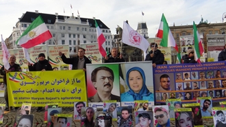 کپنهاگ - آکسیون ایرانیان آزاده علیه صدور احکام اعدام توسط قضاییه جلادان