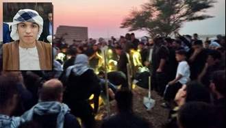 خاکسپاری شبانه احمد بالدی با تدابیر امنیتی