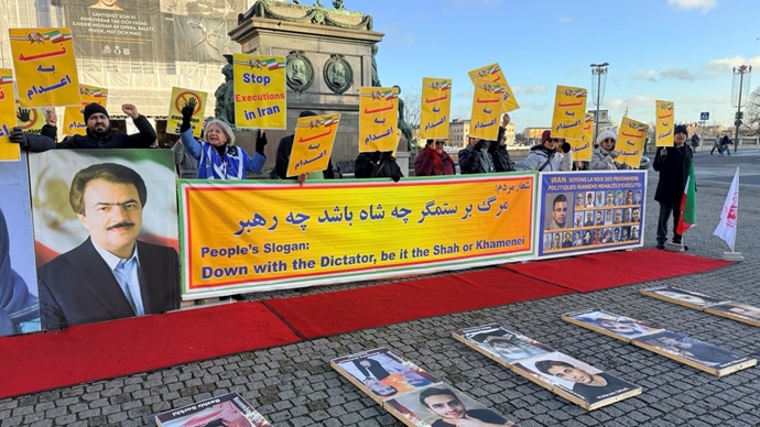 استکهلم - تظاهرات ایرانیان آزاده علیه موج اعدامها در ایران - ۸آذر استکهلم - تظاهرات ایرانیان آزاده علیه موج اعدامها در ایران - ۸آذر