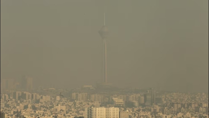 بحران گسترده آلودگی هوا در ایران