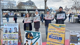 لوسرن سوئیس - آکسیون ایرانیان آزاده در حمایت از کارزار سه‌شنبه‌های نه به اعدام 