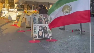 برلین - برگزاری میز کتاب ایرانیان آزاده و نمایشگاه عکس شهیدان