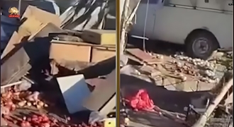 حمله وحوش خامنه‌ای به دستفروشان سنندج