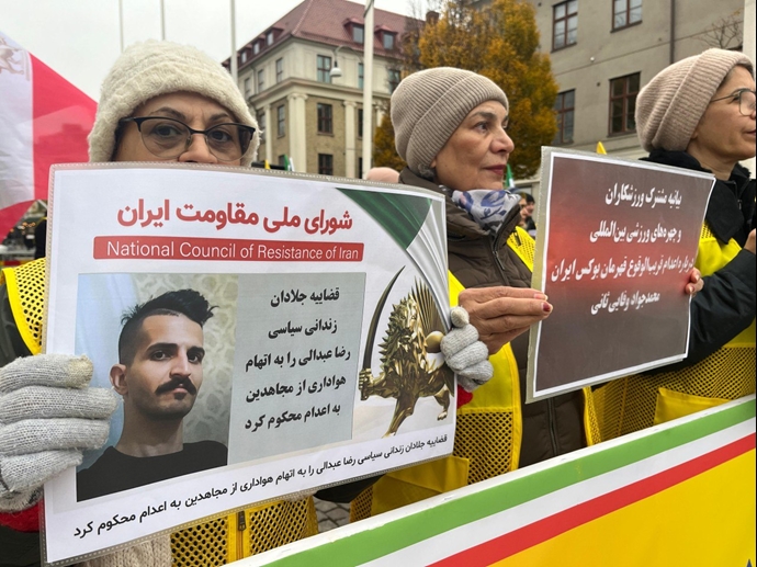 یوتوبوری - آکسیون ایرانیان آزاده در حمایت از قیام آبان ۹۸ - ۱۷ آبان ۱۴۰۴