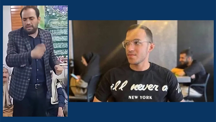 تصویری از احمد بالدی و پدرش