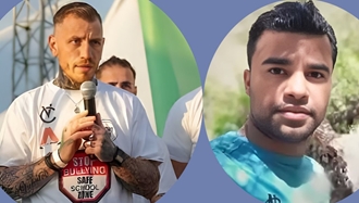 حمایت آلبرتو فراتی قهرمان بوکس ایتالیا از محمدجواد وفایی ثانی