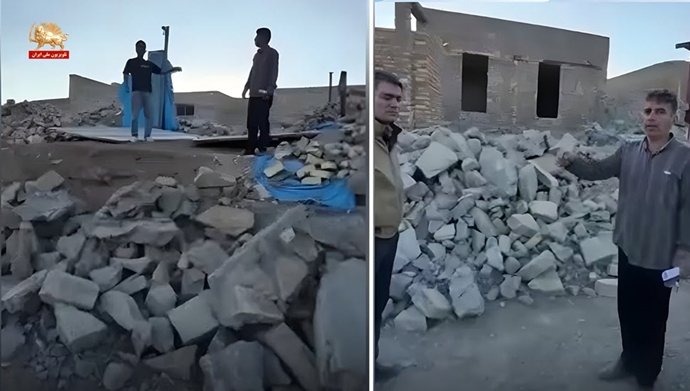 تخریب منازل هموطنان در بیجیگرد ساوه 