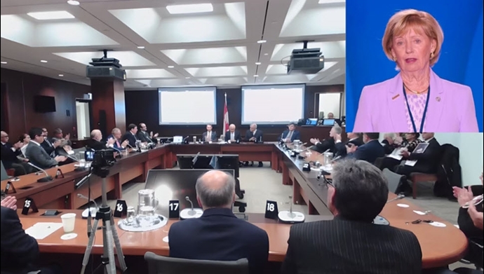 پارلمان کانادا - حمایت از مقاومت مردم ایران و طرح ده ماده‌ای خانم مریم رجوی