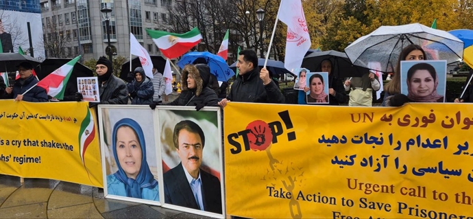 اسلو - آکسیون در همبستگی با قیام سراسری مردم ایران توسط ایرانیان آزاده - ۱۰آبان